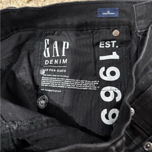 GAP Black Denim Jeans